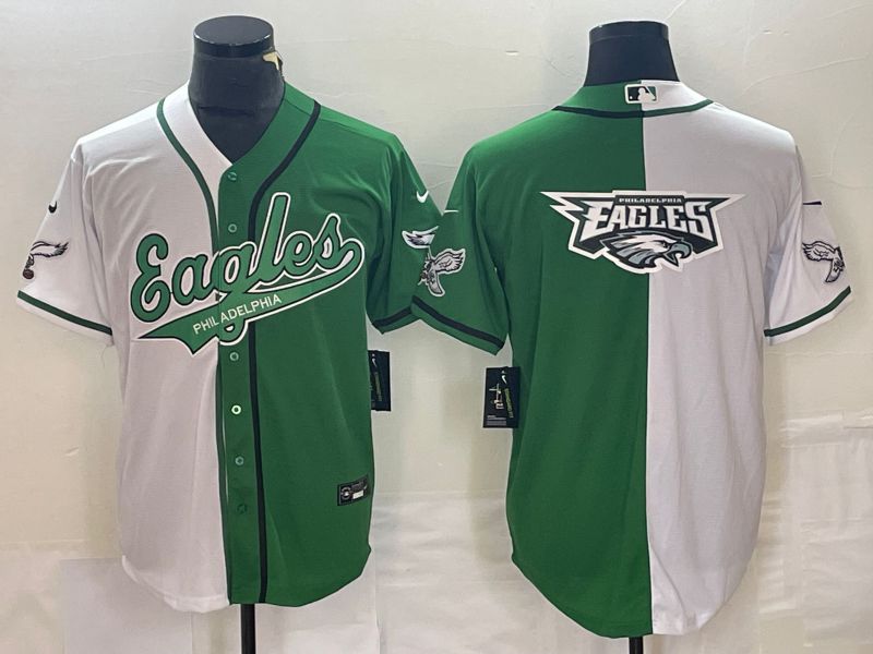 Men Philadelphia Eagles Blank white green Nike 2023 Co Branding Game NFL Jersey style 6->philadelphia eagles->NFL Jersey